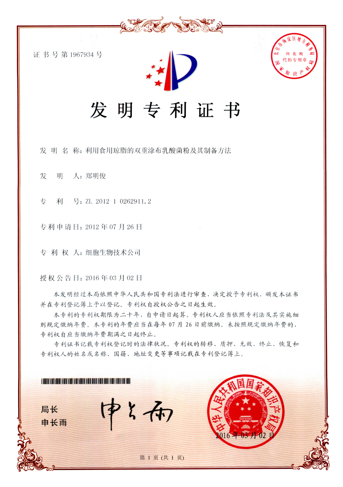 중국 특허
